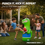 Inflatable Punching Bag for Kids-Bop Bag-Inflatable Dinosaur with Instant Bounce Back Movement