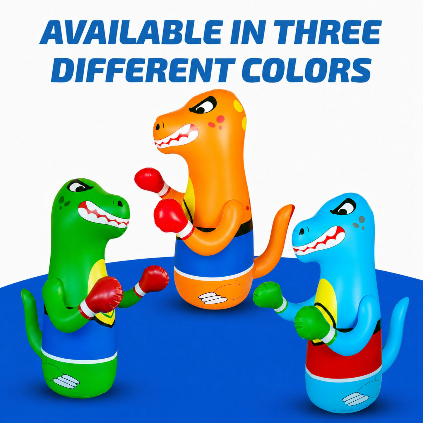 Inflatable Punching Bag for Kids-Bop Bag-Inflatable Dinosaur with Instant Bounce Back Movement
