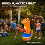 Inflatable Punching Bag for Kids-Bop Bag-Inflatable Dinosaur with Instant Bounce Back Movement