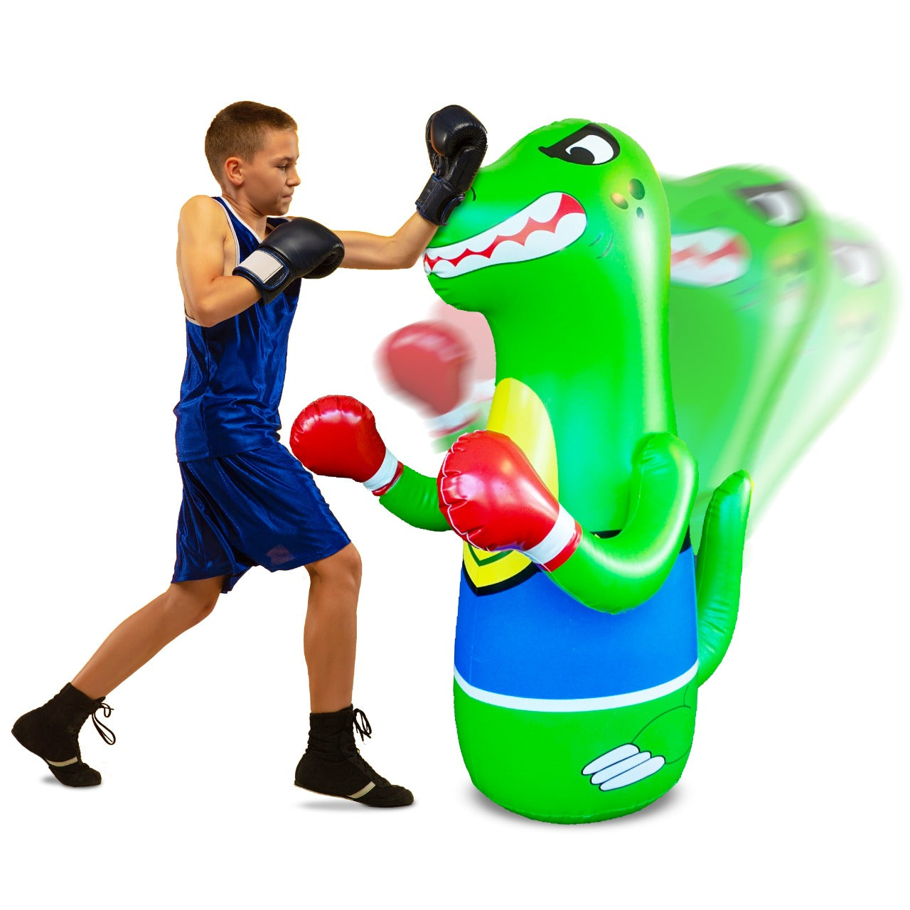 Air filled punching store bag